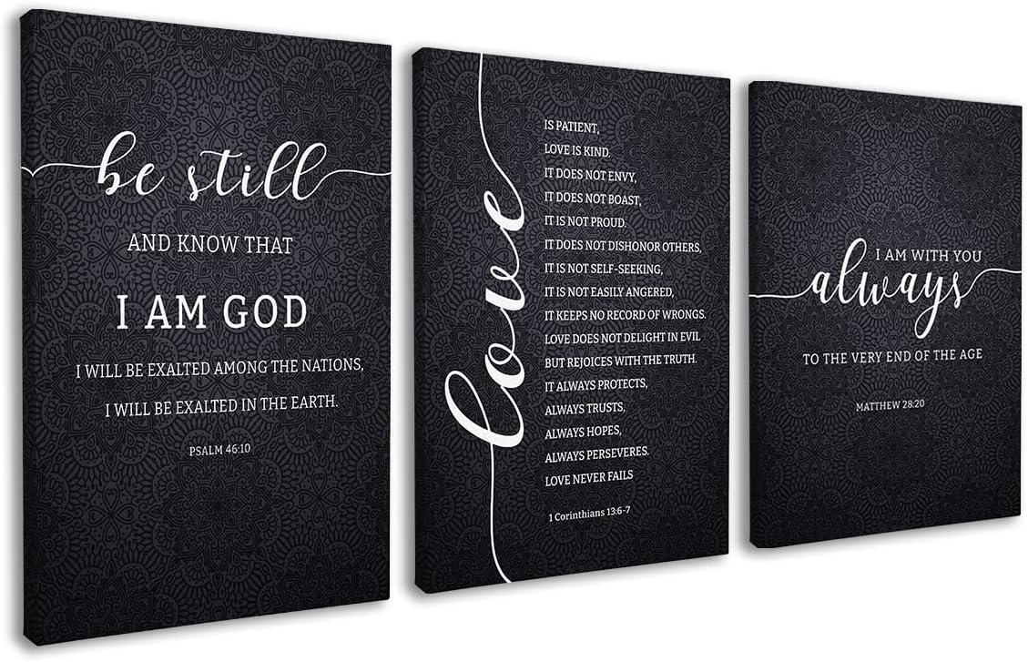 Framed Wall Art — Set of 3 — Small