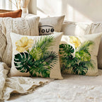 Boho Beige Throw Pillow Cover — 18" - View 6