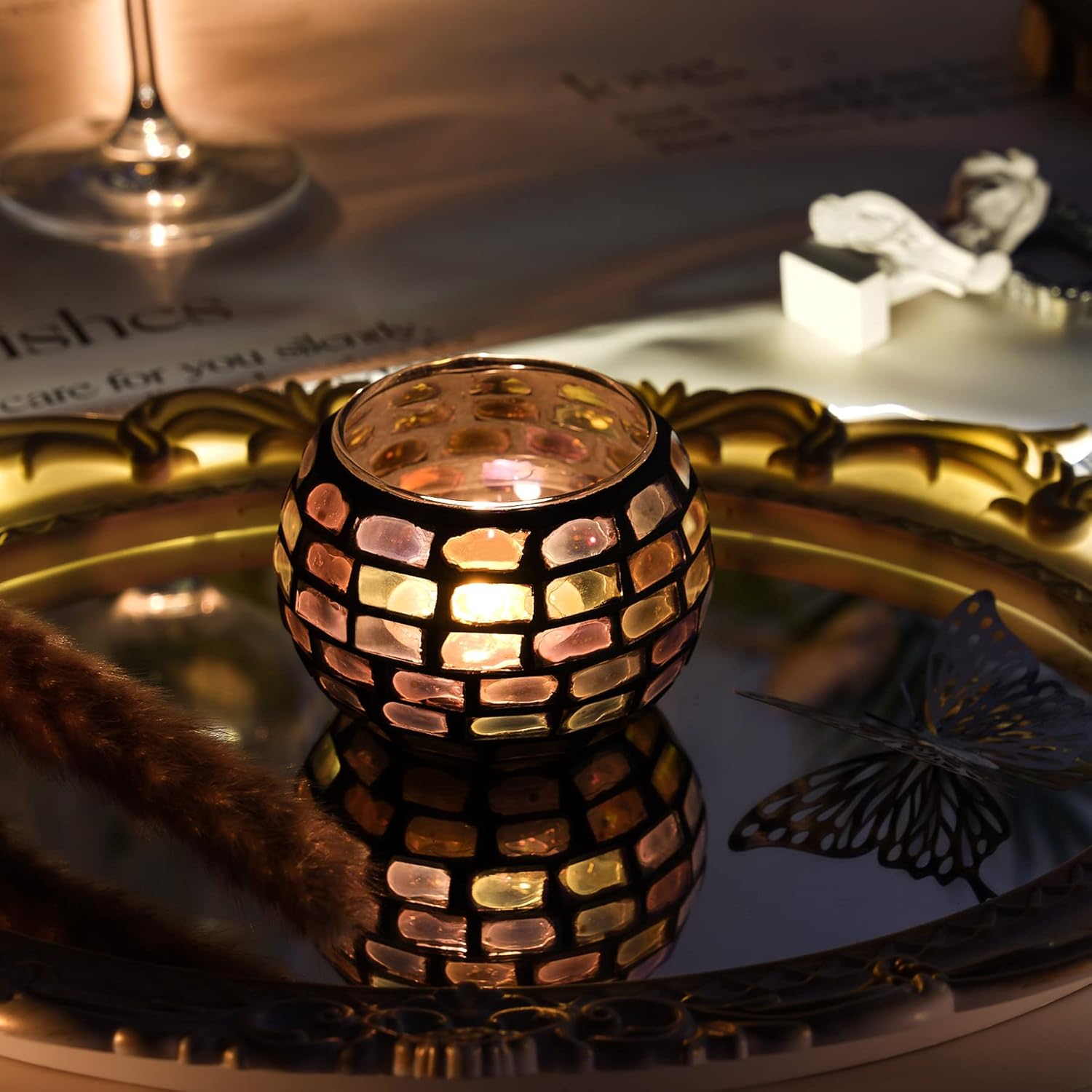 Blue Table Lamp - View 4