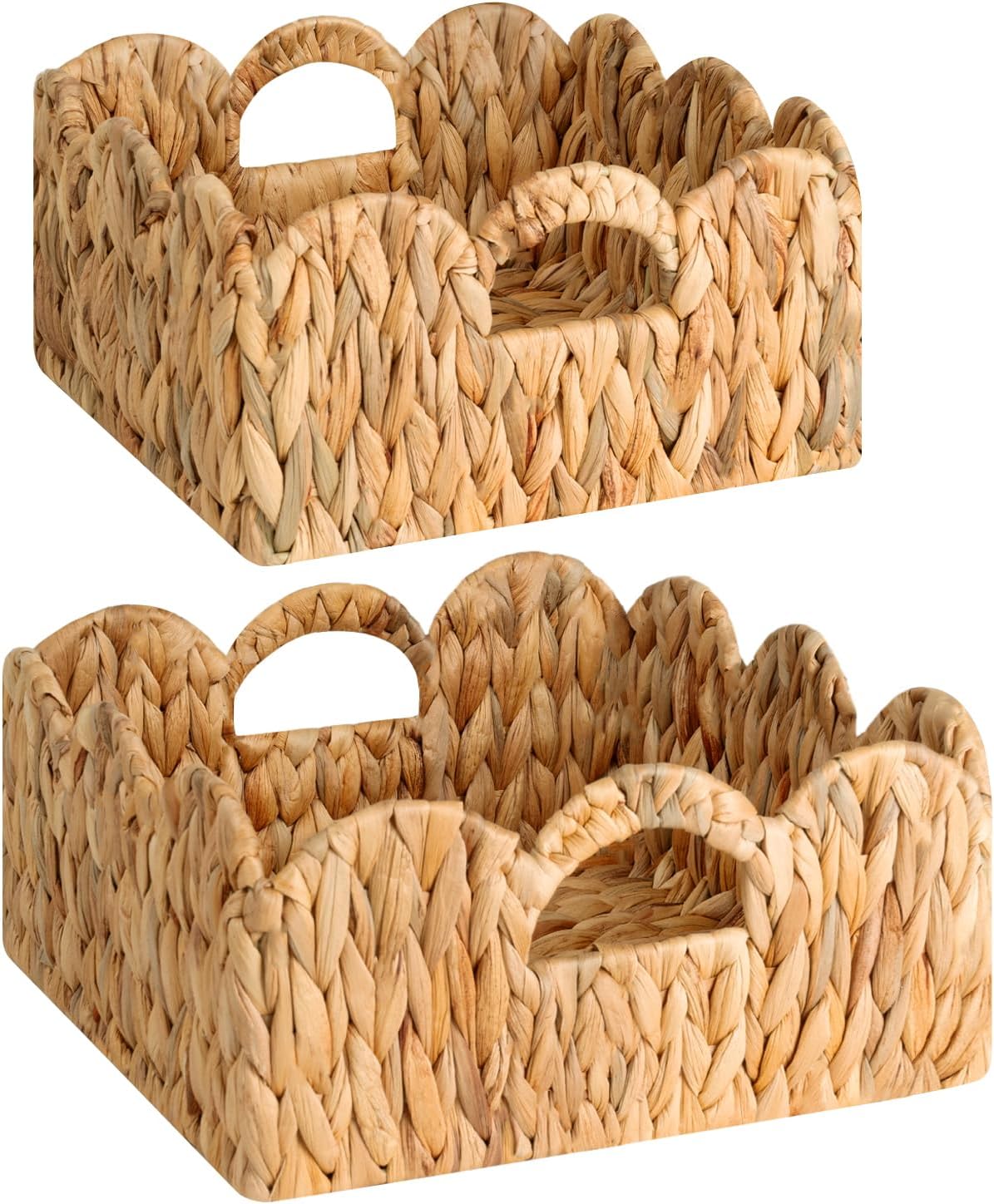 Boho Beige Vase — Natural(Water Hyacinth)