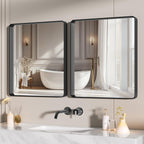 Black Vanity Mirror — 30"