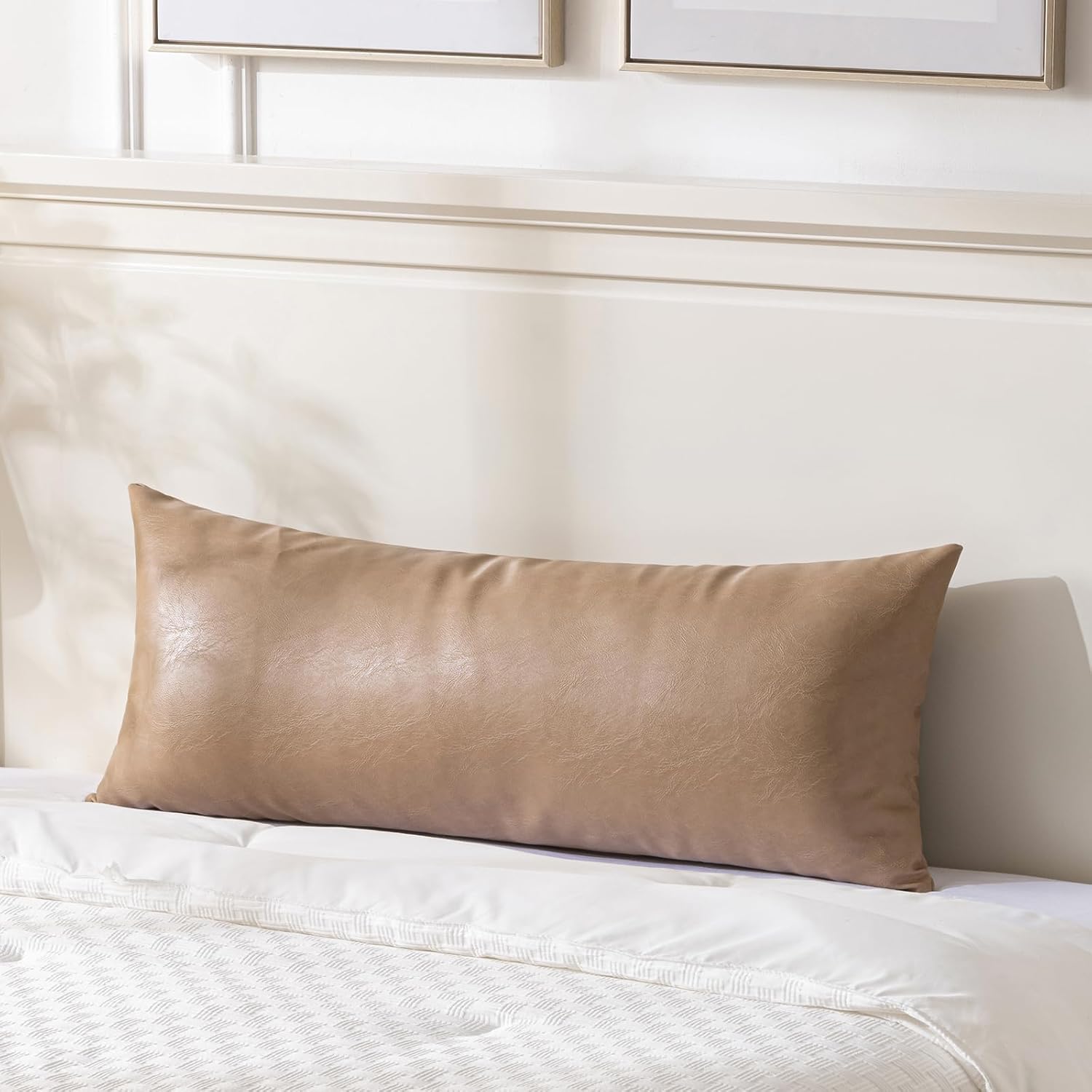 Lumbar Boho Beige Throw Pillow Cover — 36" — 36" x 14" (Pack of 1)