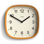 Mid-Century Black Wall Clock — 10"
