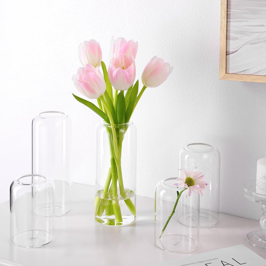 Modern Orange Vase — Set of 6 - View 7