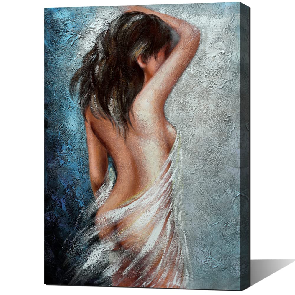 Modern Metal Framed Wall Art — 16"