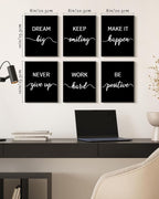 Framed White Wall Decor — 8" - View 2