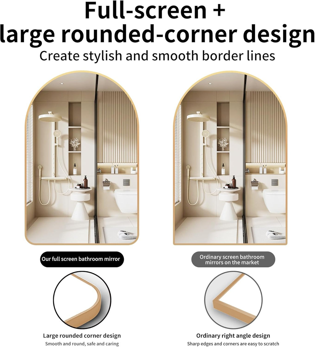 Farmhouse Black Vanity Mirror — 28" - View 4