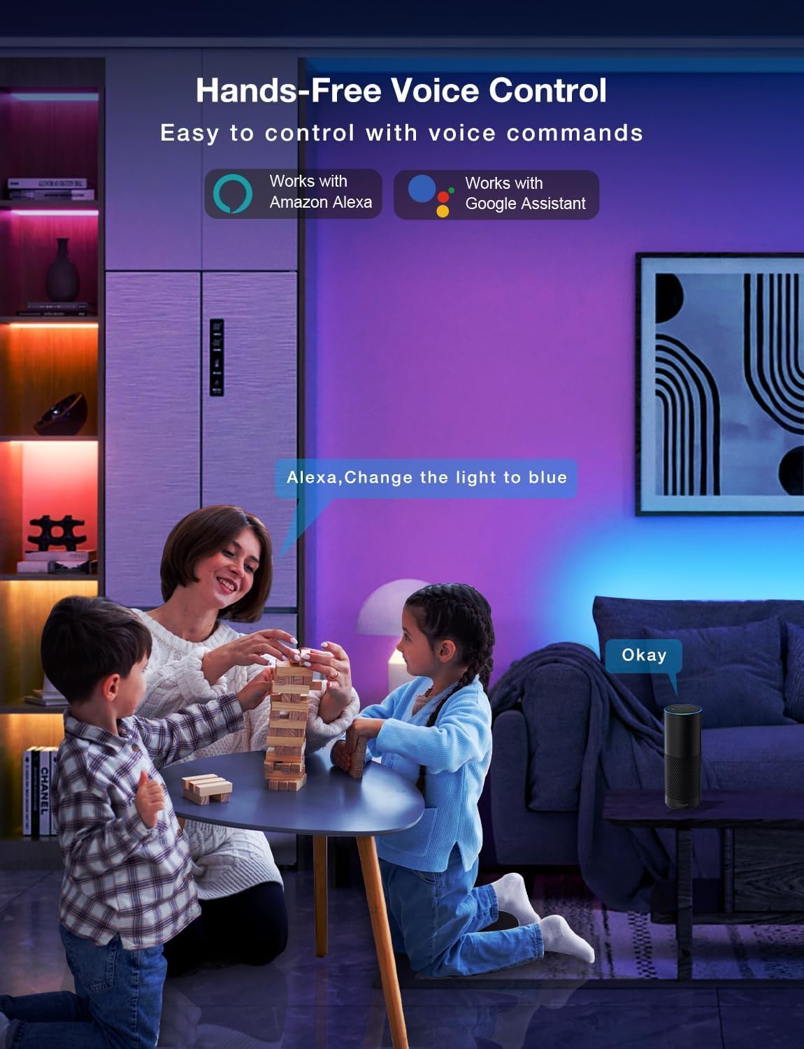 Smart Metal LED Strip Lights - View 2