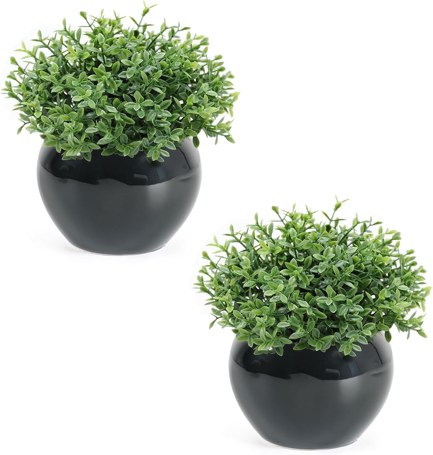 Black Faux Plant — Black1