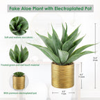 Luxe Black Artificial Plant - View 2
