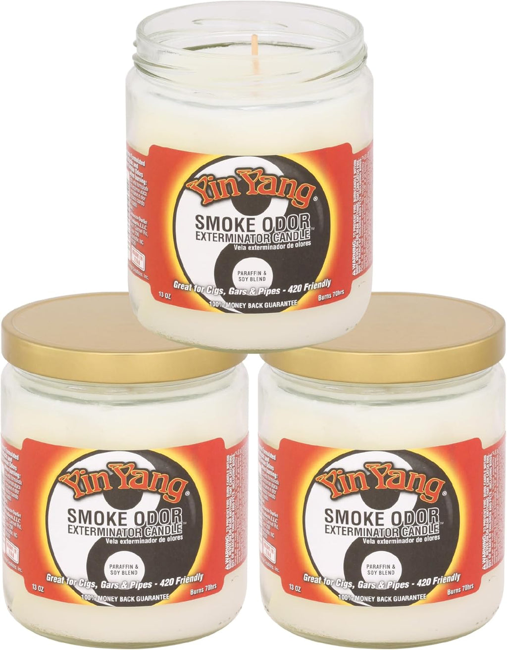 Wax Candle — 3 Pack
