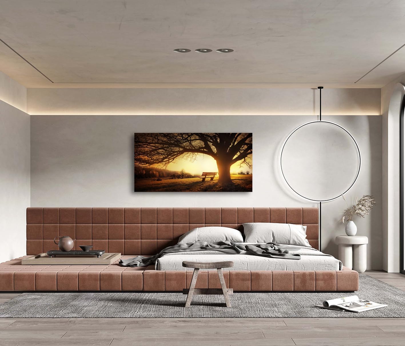 Framed Luxe Black Wall Decor — 58" - View 3
