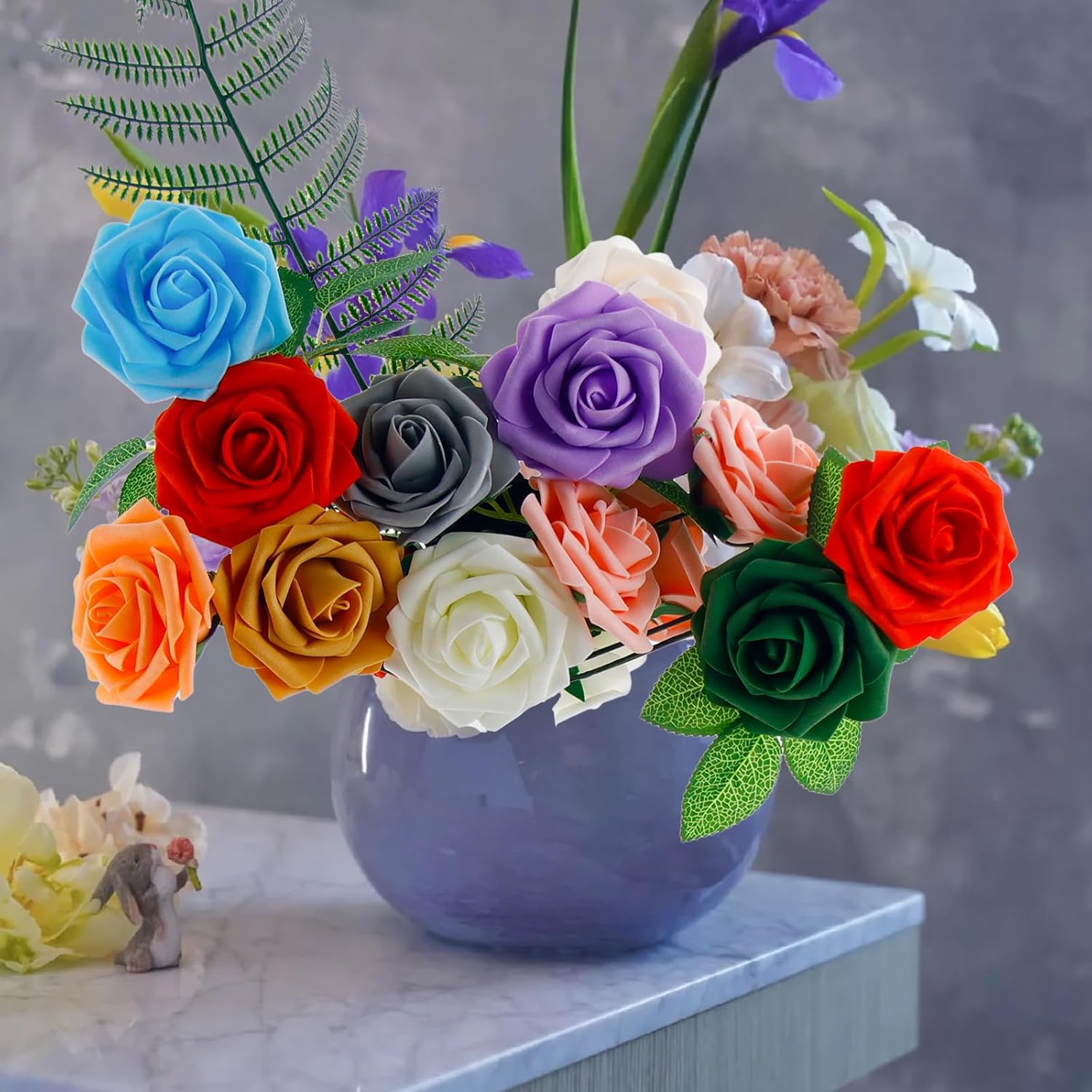 Black Artificial Flowers - View 7