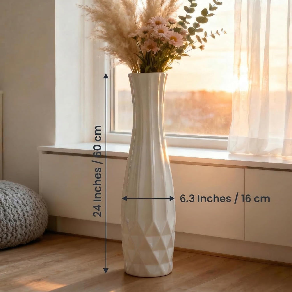 Ceramic Flower Vase — 24" - View 3