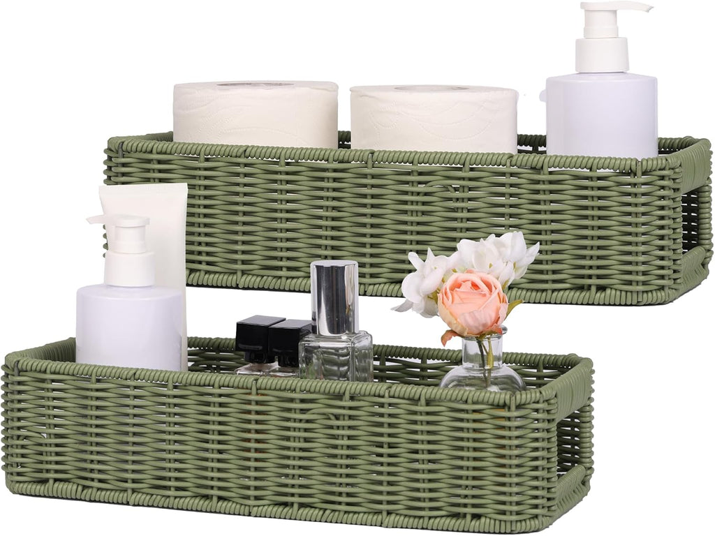 Beige Storage Bin — small (2-pack)