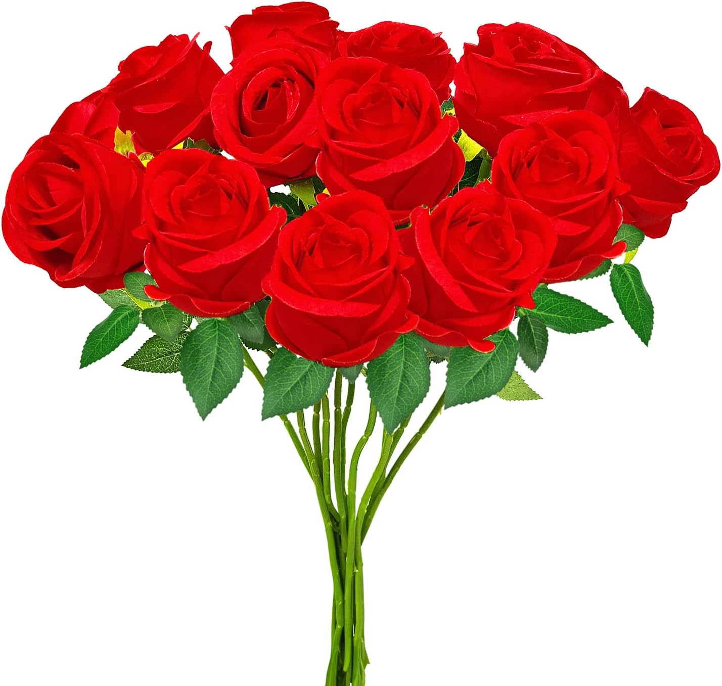 Blue Artificial Flowers — Red 24pcs