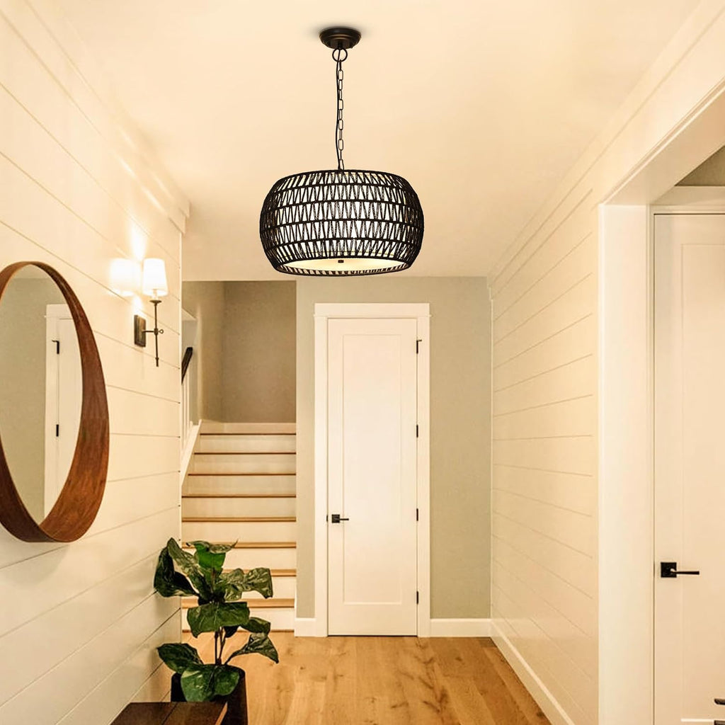 Boho Black Chandelier - View 4