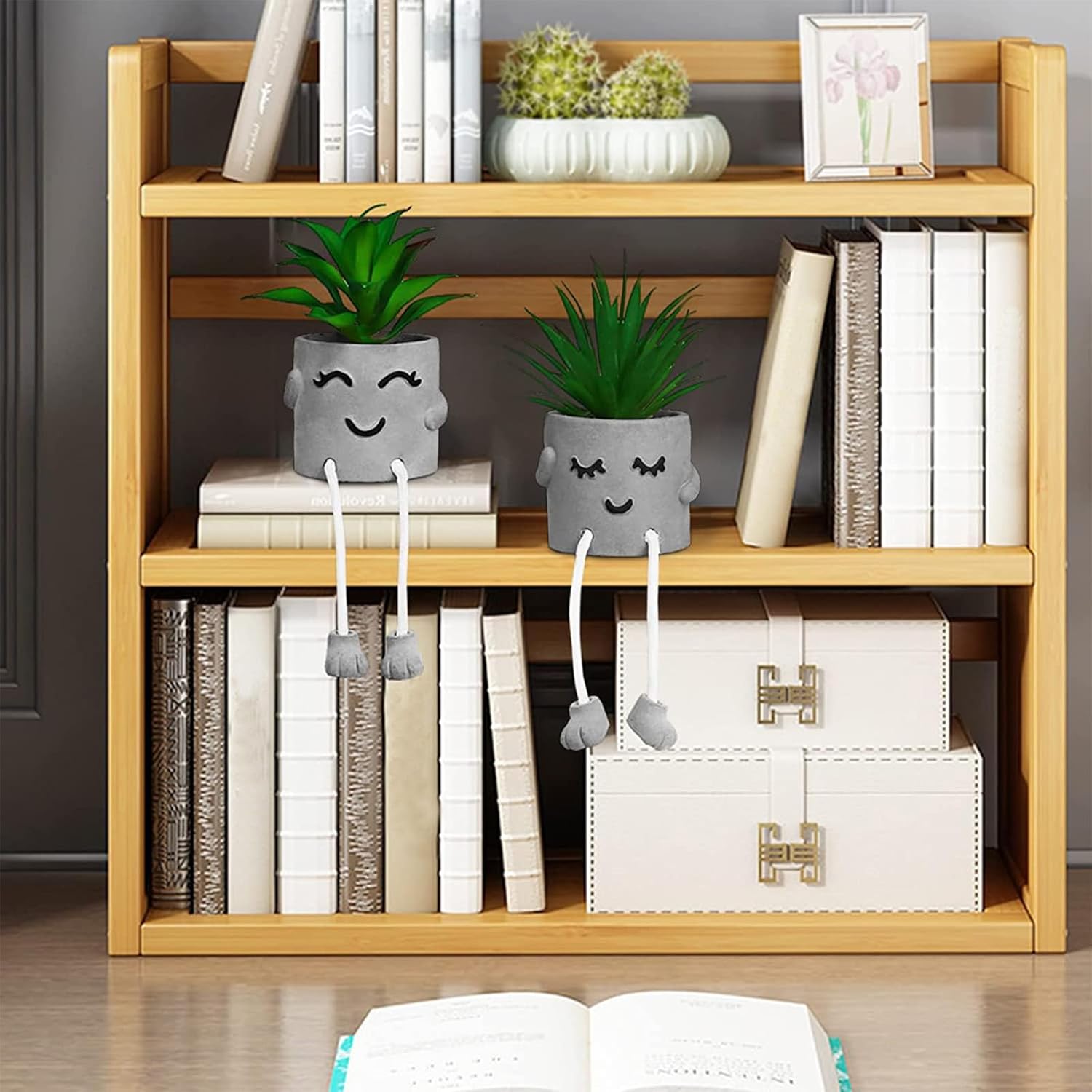 Stone Faux Succulent — Set of 2 - View 8