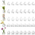 Modern Black Flower Vase — Set of 20 — 01-clear