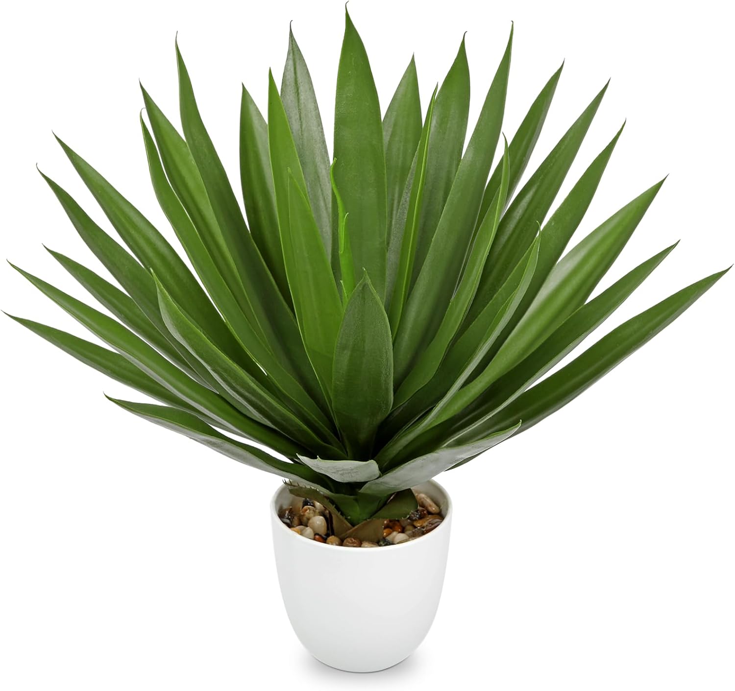 Luxe Black Artificial Plant — Agave Sisalana