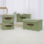 Linen Beige Storage Bin — Set of 1 - View 7