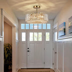 Round Luxe Gold Chandelier - View 2