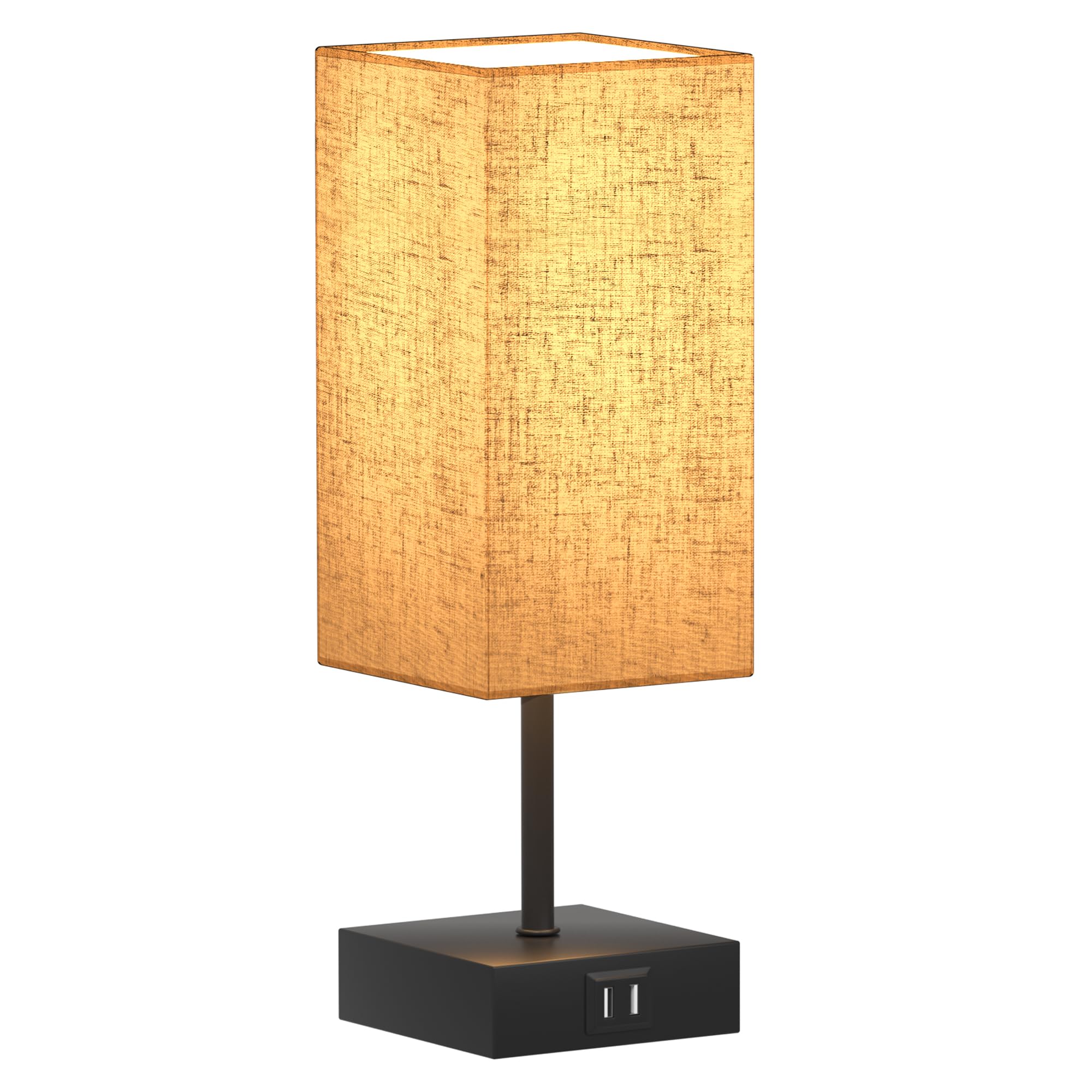 Dimmable Fabric Bedside Lamp — 5"
