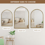Antique Farmhouse Beige Wall Mirror — 30" - View 7