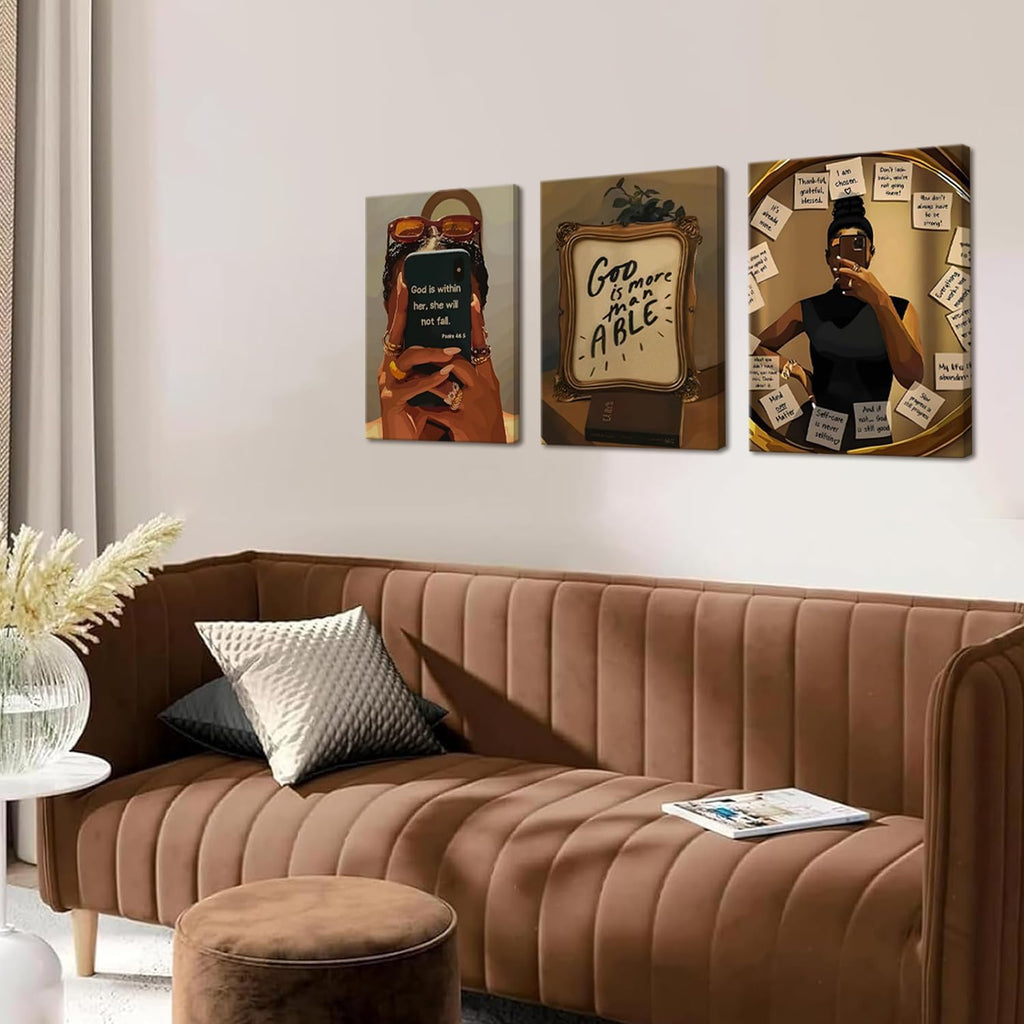Framed Black Wall Decor — 16" - View 2