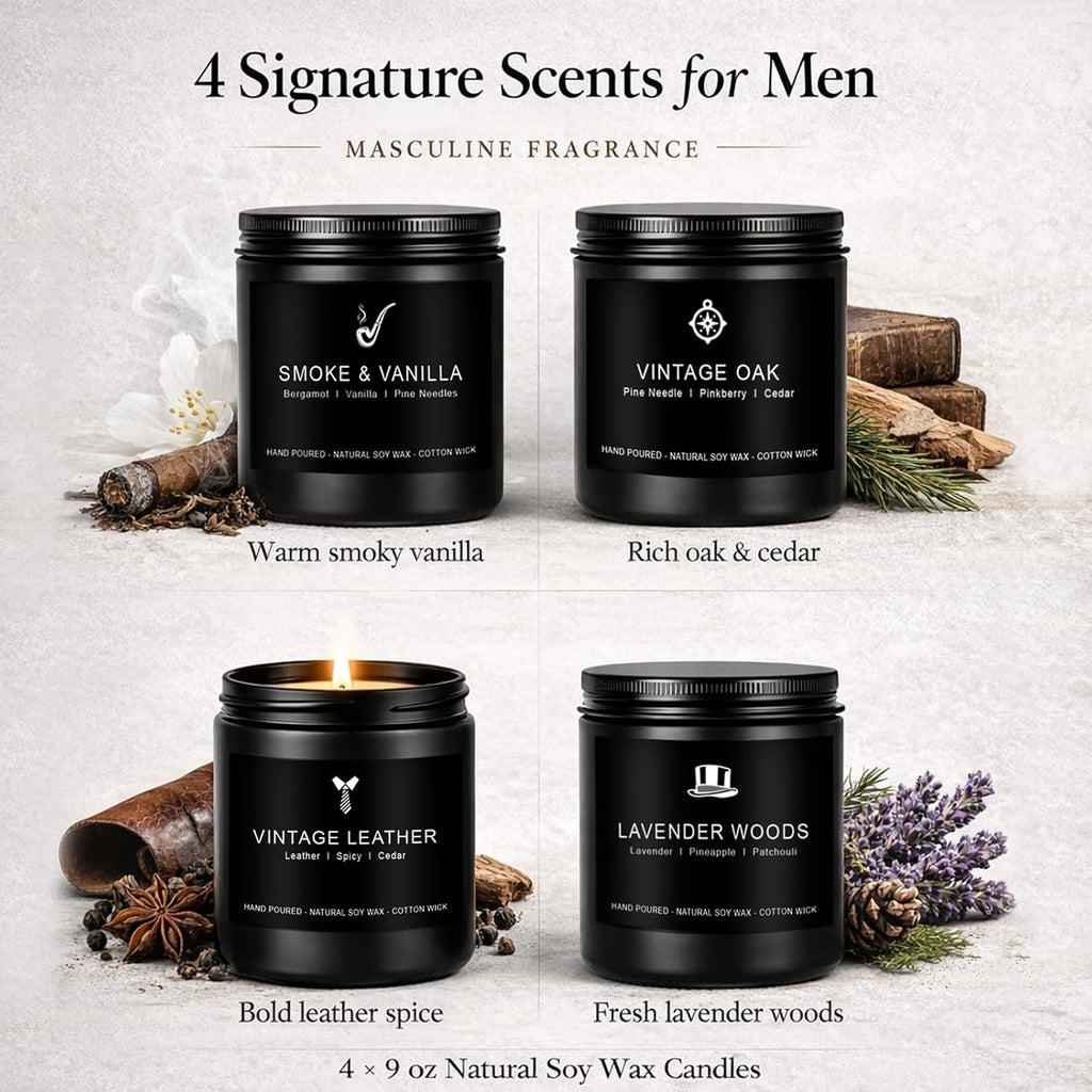 Scented Wood Soy Candle - View 2