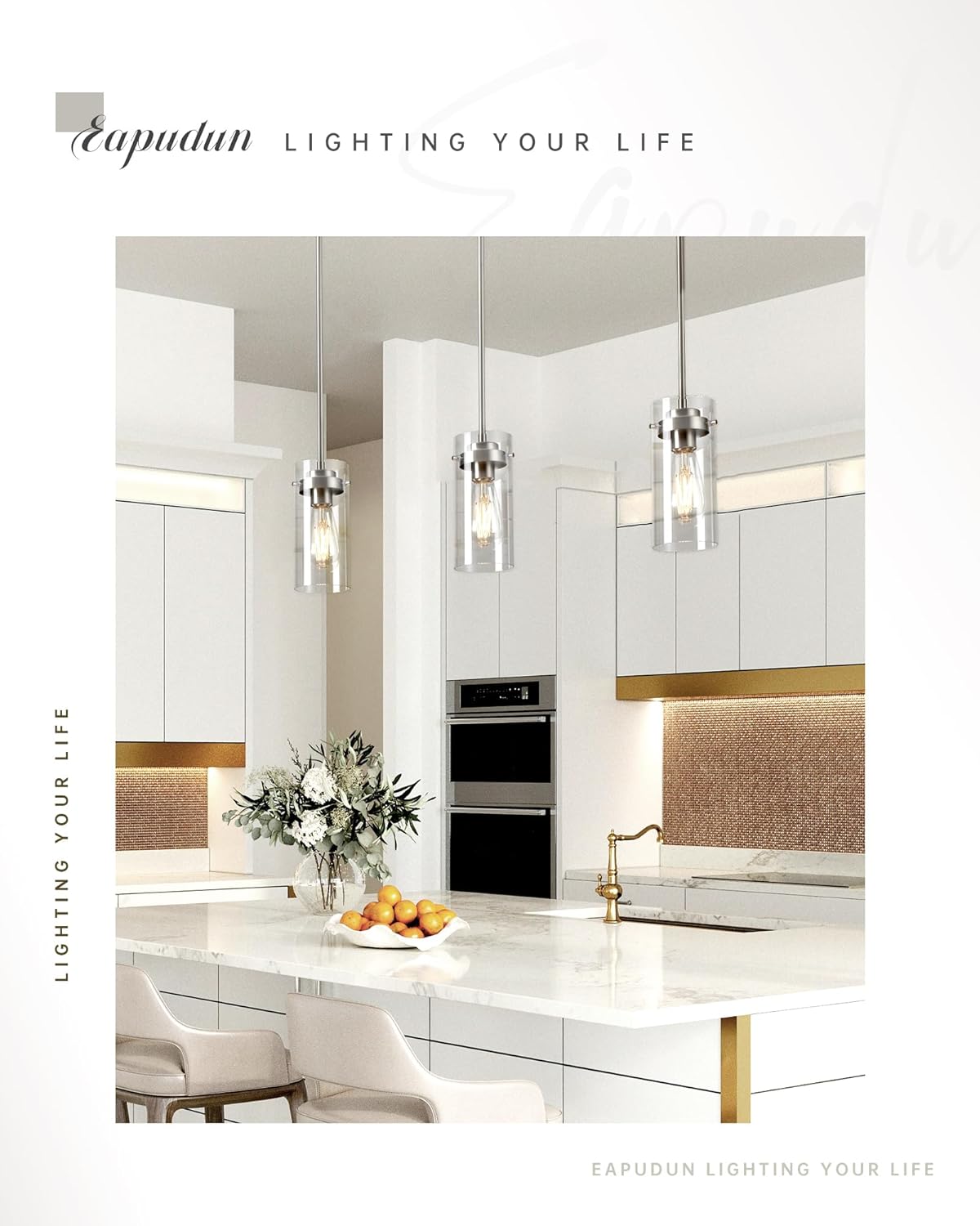 Adjustable Farmhouse Black Pendant Light - View 7