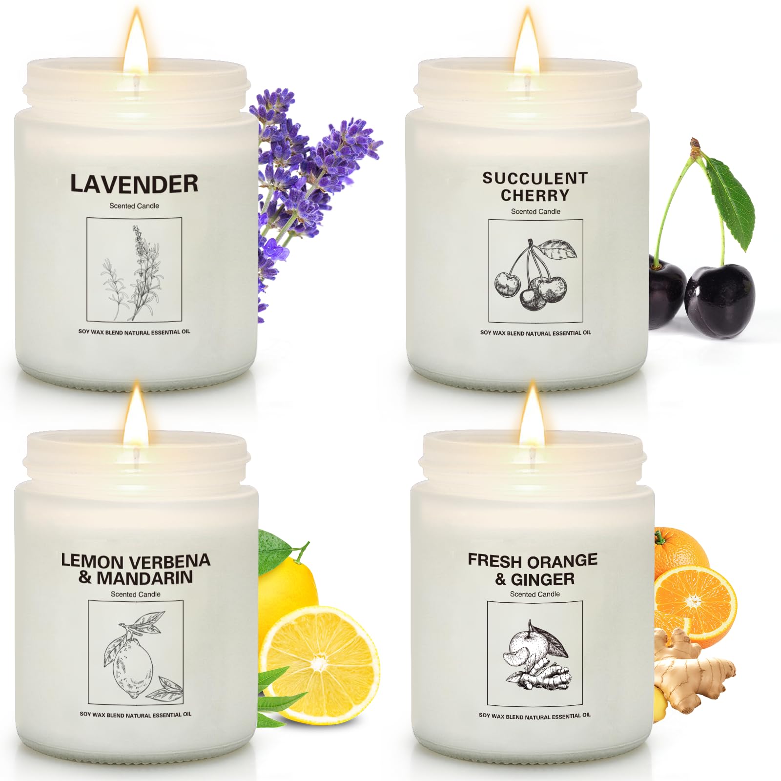 Soy Wax Metal Scented Candle