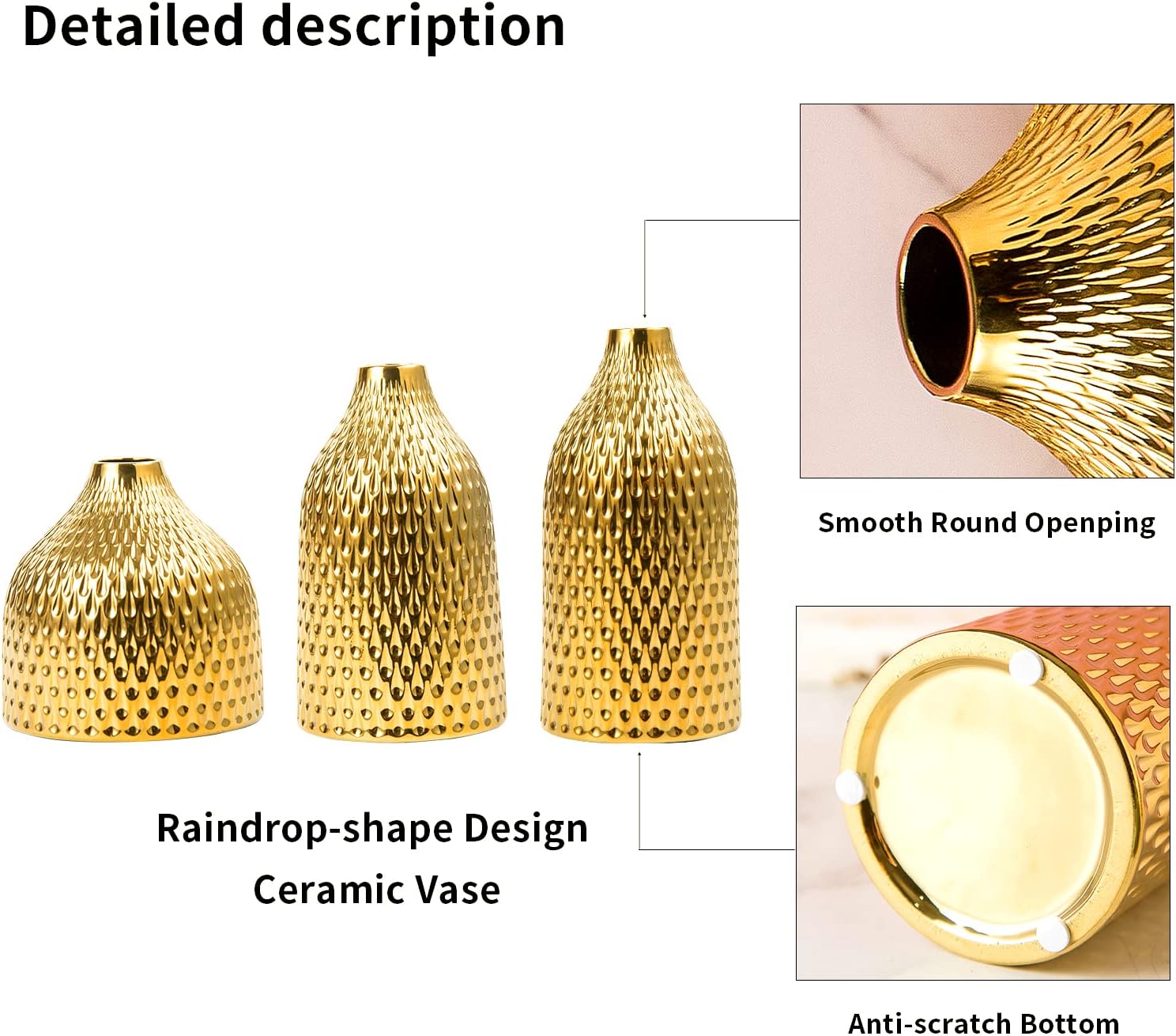 Luxe Ceramic Vase Set - View 4