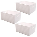 Rectangular Black Storage Basket