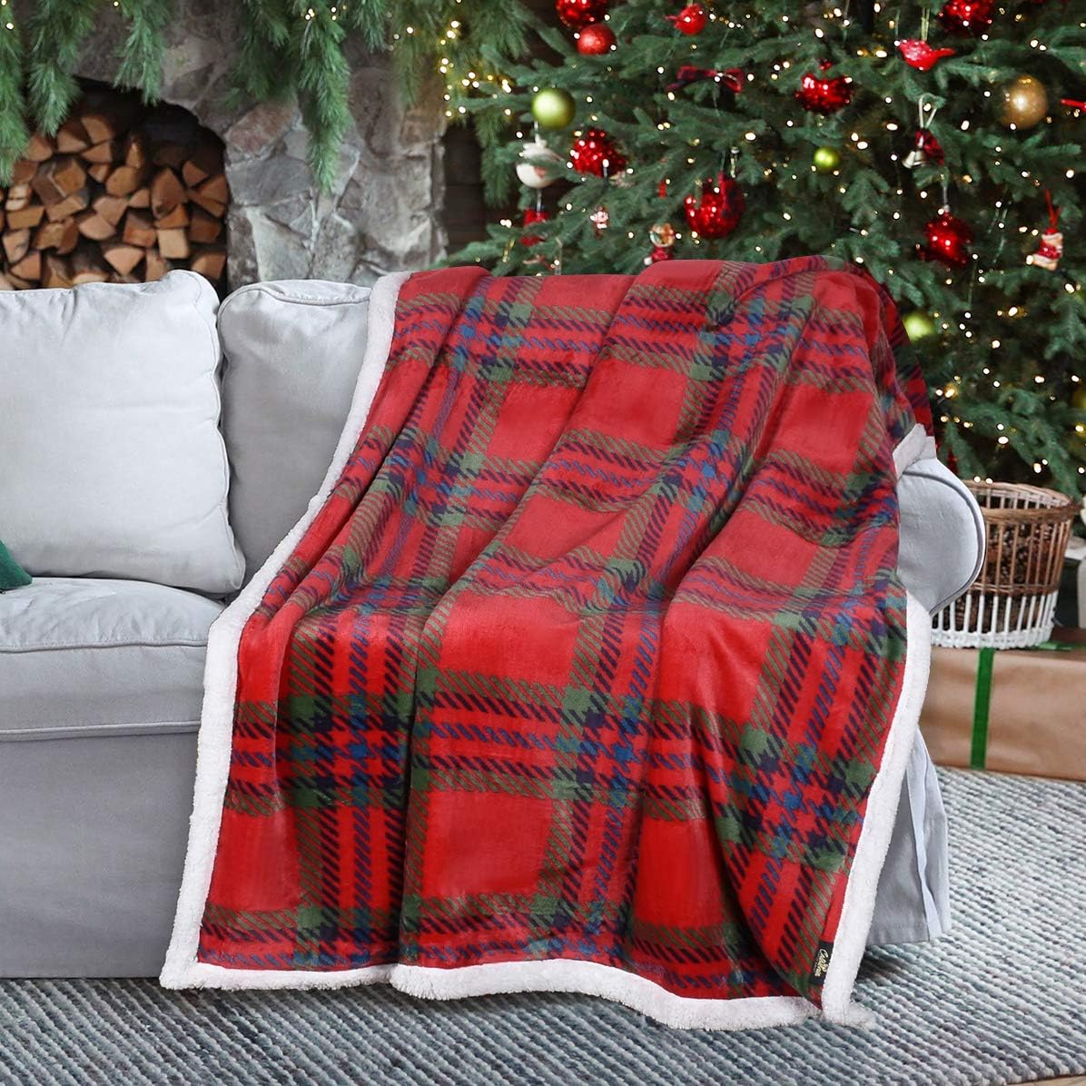 Blue Throw Pillow — 50" — Throw(50"x60")