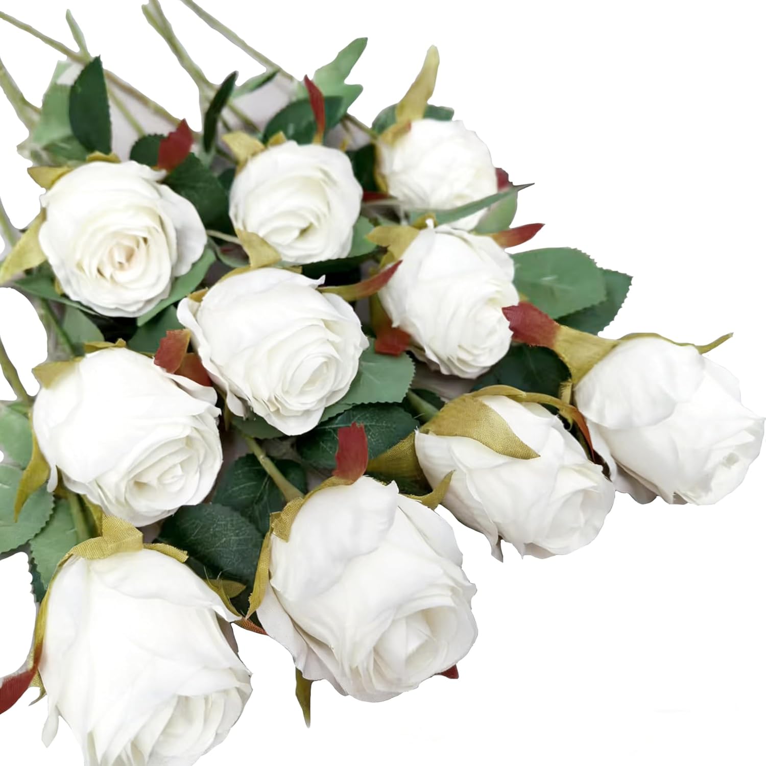 Beige Artificial Plant — Creamy White