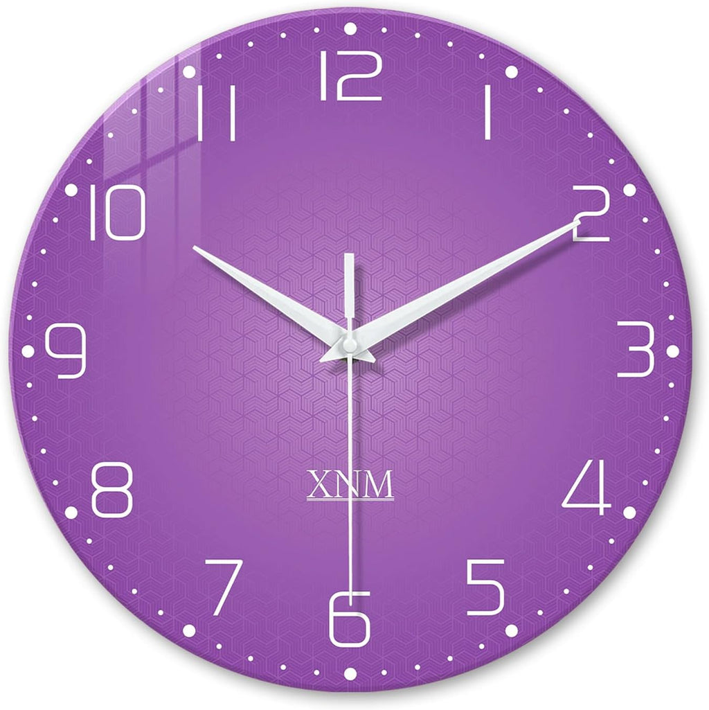 Battery Operated Modern Black Wall Clock — 24" — 12 Inch