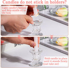Luxe Blue Candle - View 7