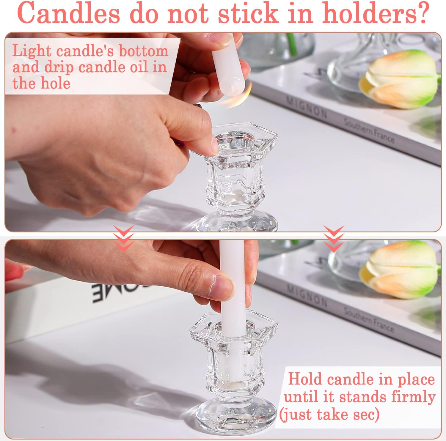 Luxe Blue Candle - View 7