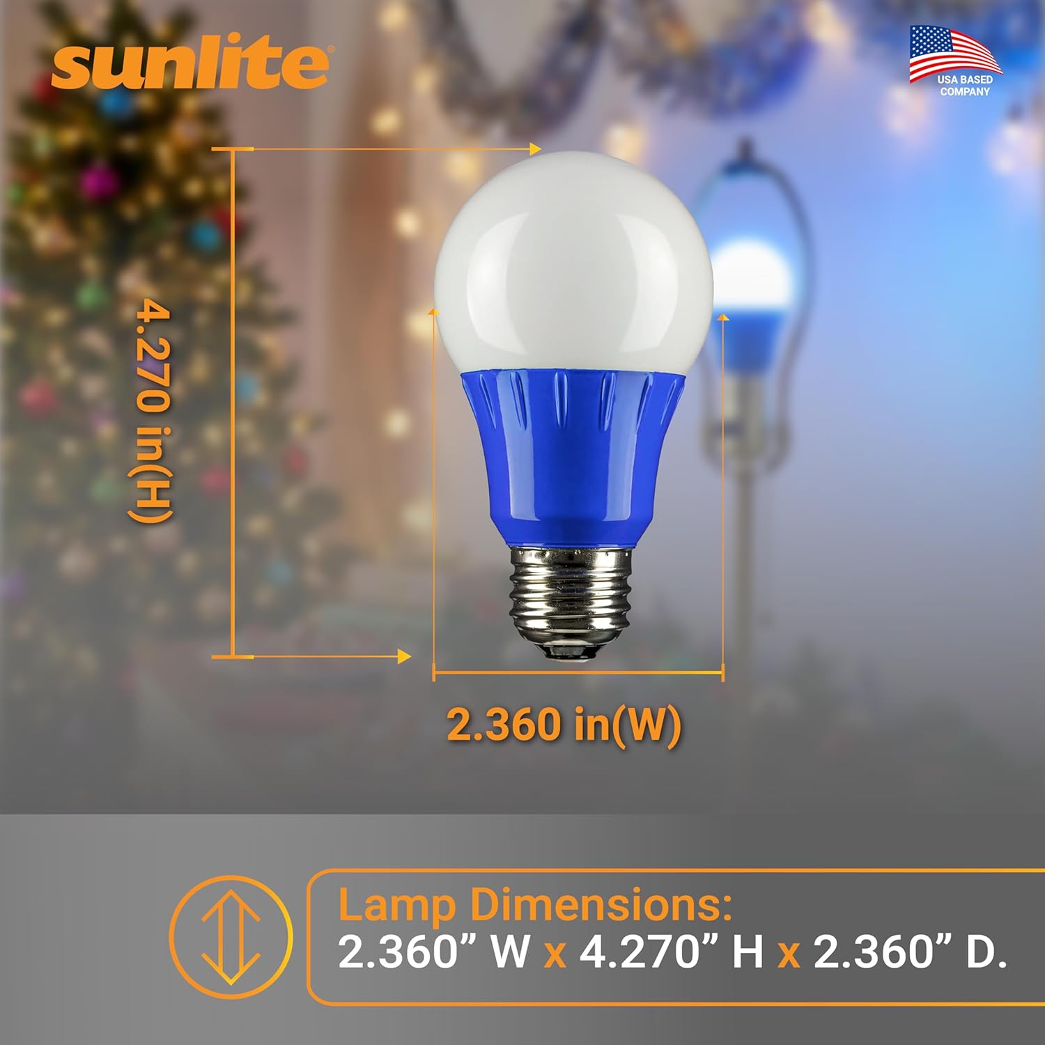 Dimmable Blue Smart Bulb — Set of 1 - View 3