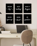 Framed White Wall Decor — 8" - View 5