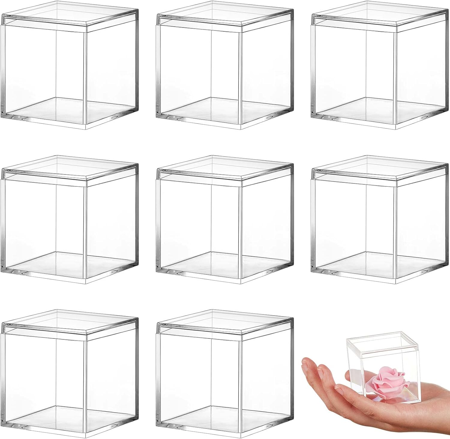 Metal Storage Basket — 2" — 2.2 x 2.2 x 2.2 Inch