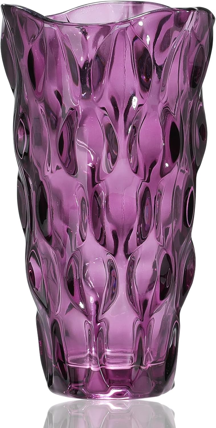 Luxe Blue Vase — Purple