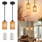 Adjustable Boho Metal Pendant Light — 4.8"