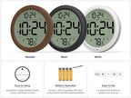 Battery-Operated Farmhouse Wall Clock — 8" - View 6