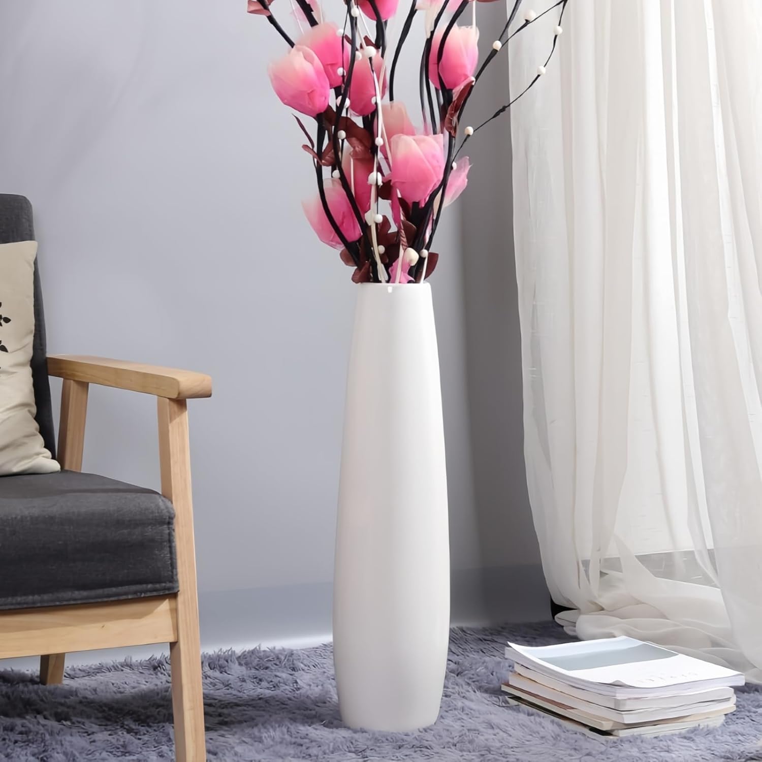 Ceramic Flower Vase — 24" — Shape 1