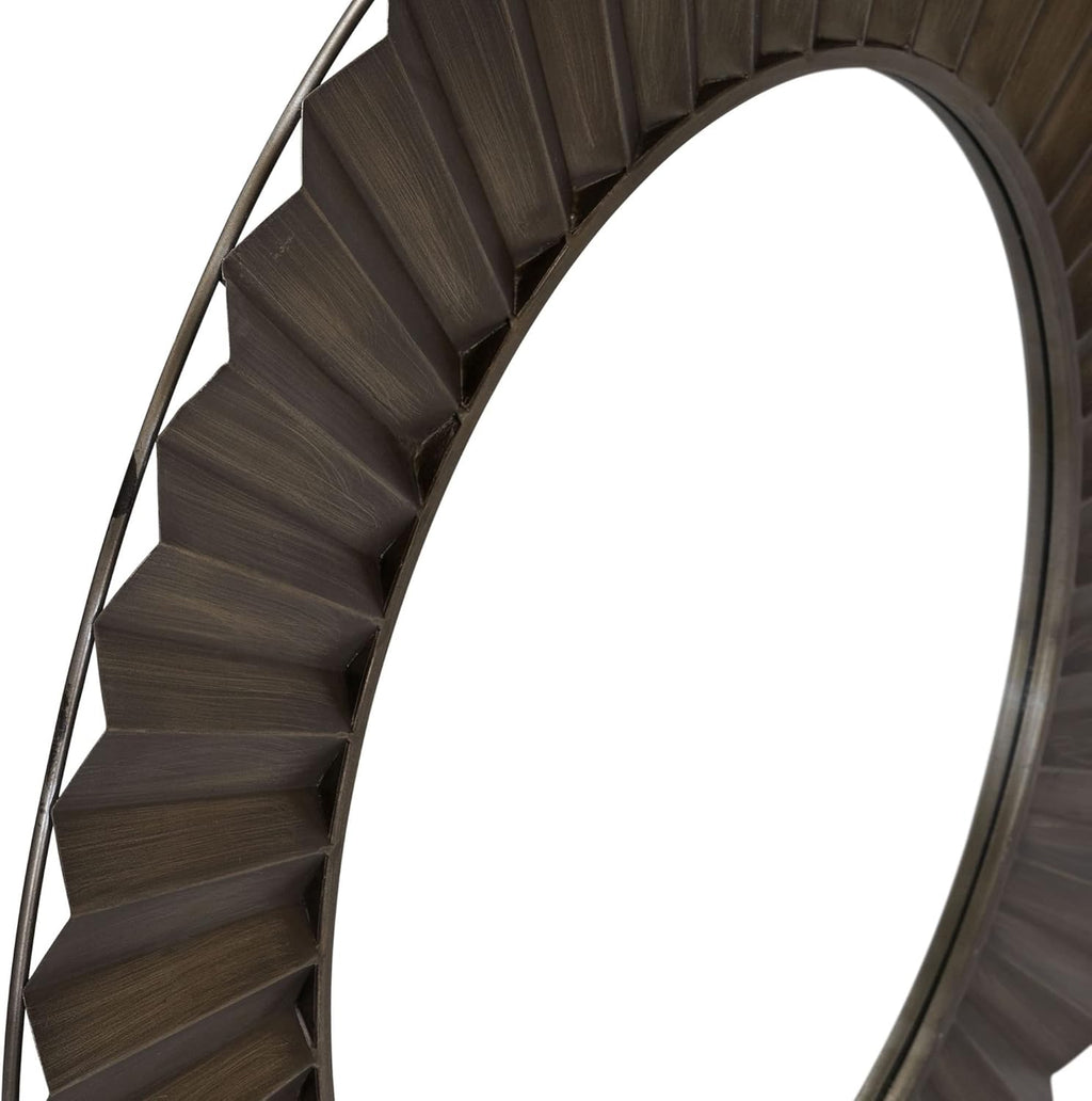 Round Metal Wall Mirror - View 5
