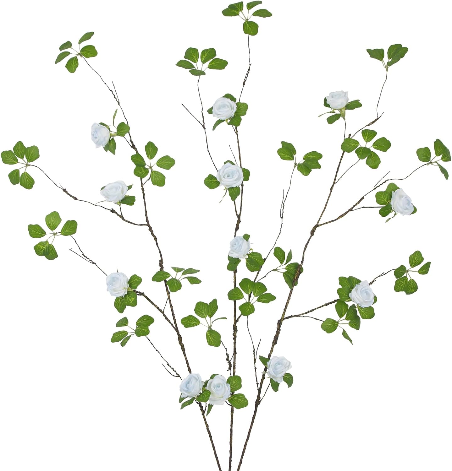 Blue Artificial Plant — 29.5" — Blue Roses
