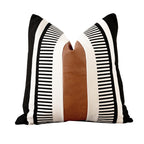 Boho Beige Throw Pillow Cover — 18"