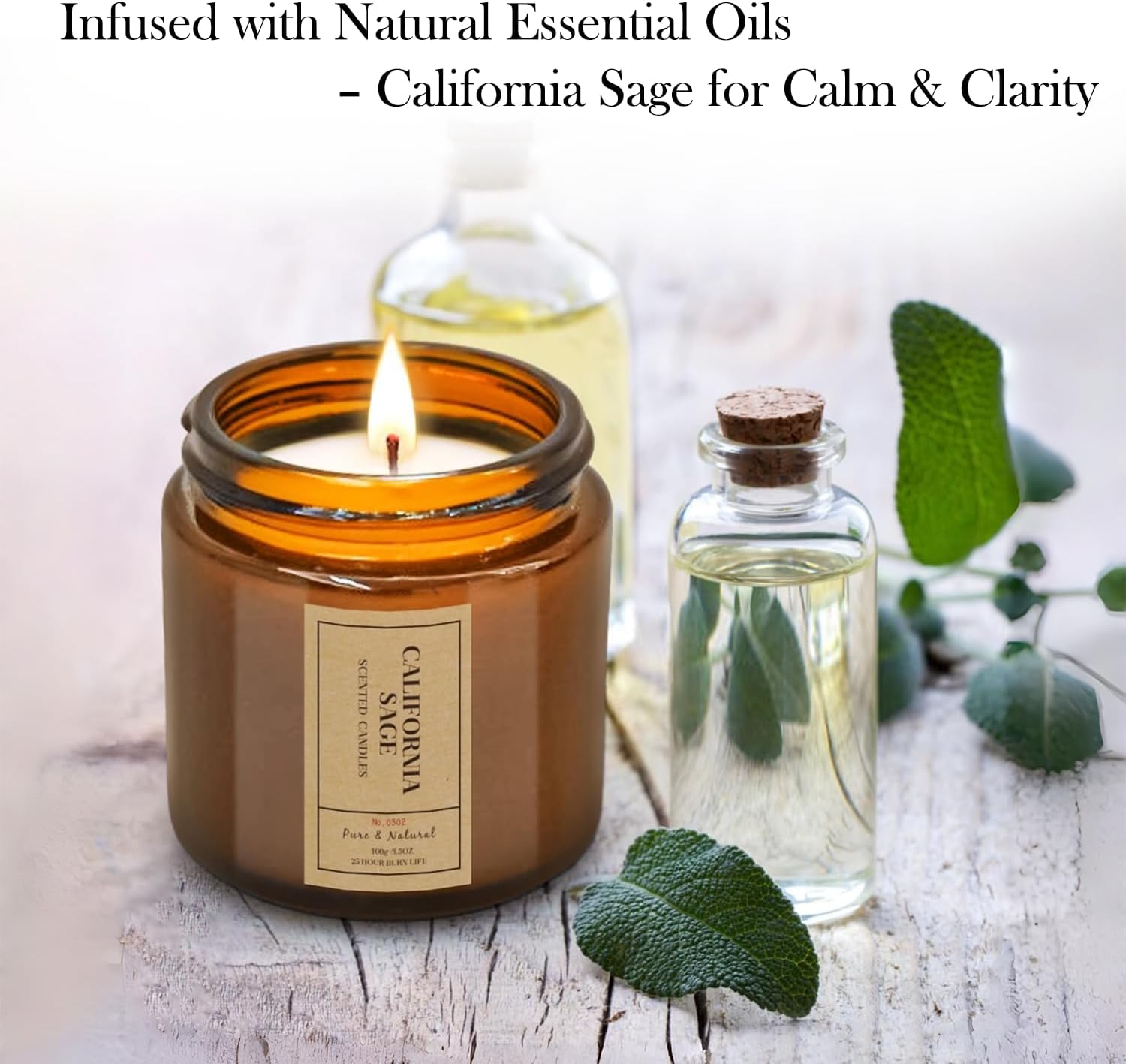 Scented Wood Candle - View 5